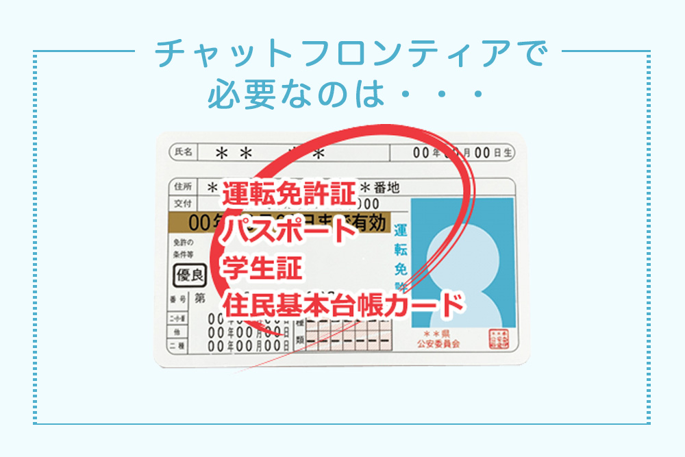 チャットレディで身分証の提出必要なの？悪用されないか心配なのですが・・・